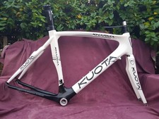 Telaio bici Kuota Kharma K12 carbon aero TT 53/55cm + cuffia e reggisella.