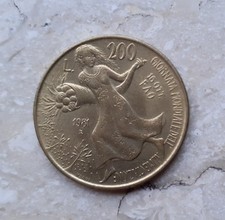 200 Lire Italia 1981 Giornata