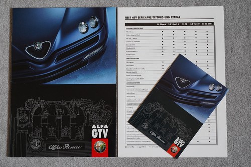 Alfa romeo gtv depliant - romeo,
