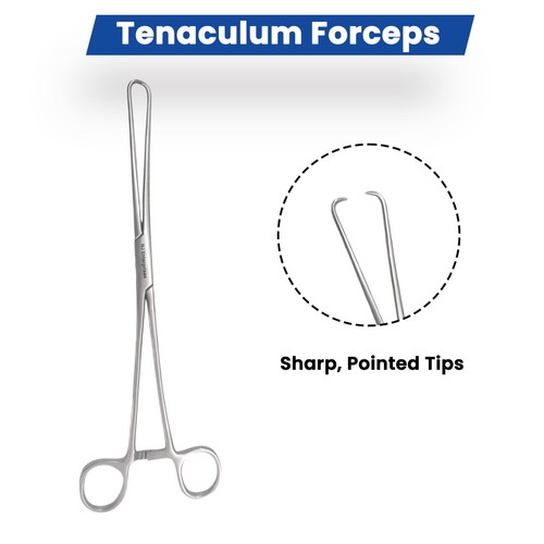 Pinza tenacolo uterino - pinza,