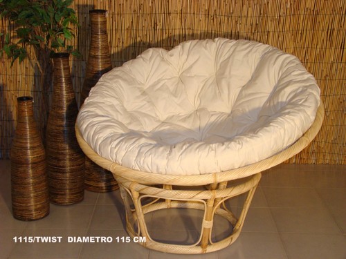 Poltrona rattan papasan - rattan,