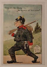 Cartolina umorismo militare