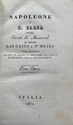 Napoleone elena tomo - napoleone,