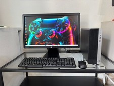 POSTAZIONE COMPLETA COMPUTER PC HP PRODESK I3 7300 16GB + MONITOR HP 23" FULL HD