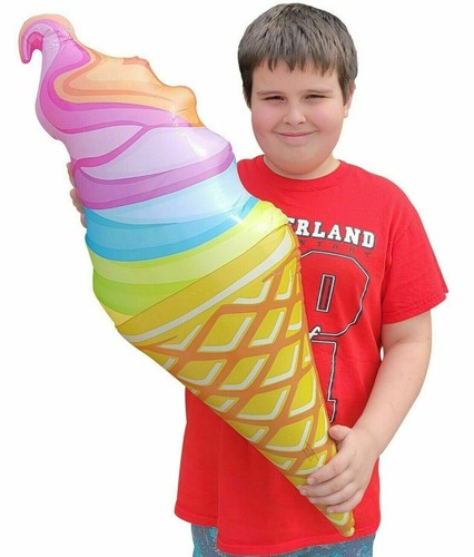 Rainbow swirl cono gelato - rainbow,