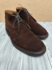 TRICKER'S MIKE CHUKKA IN CAMOSCIO MARRONE - UK 10 FIT 5 - OTTIME CONDIZIONI