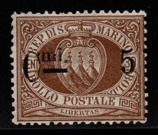 SAN MARINO - STEMMA - 1892 -