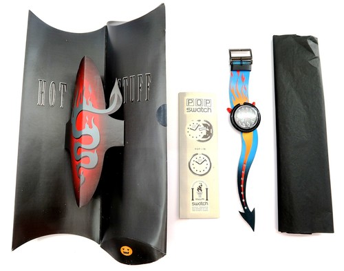 Swatch pop watch hot stuff - watch,