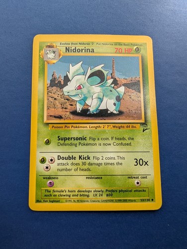 Pokemon nidorina set base - nidorina:,