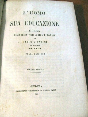 1861 vitalini uomo - 1861, sua