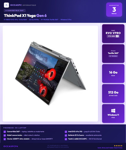 Lenovo thinkpad yoga gen - yoga, 6