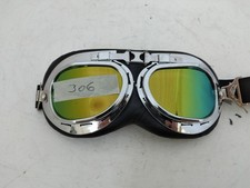 occhiali in pelle moto vintage