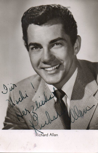 Autografo richard allan - richard,