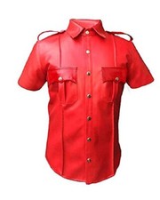 Camicia uomo vera pelle stile