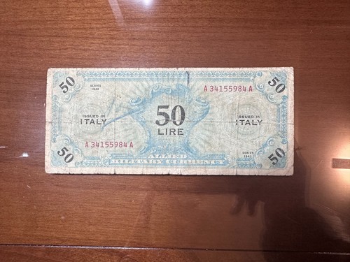 Banconota lire - am,