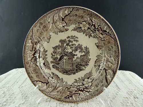 Antico piatto ceramica pottery - antico,