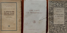 ARMANDO CARLINI 3 libri: CHE COS'E' LA METAFISICA+ IL PROBLEMA DI CARTESIO +....