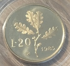 20 LIRE 1985 PROOF