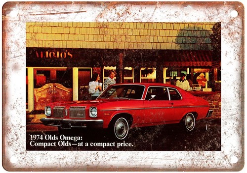 Insegna metallo oldsmobile - insegna,