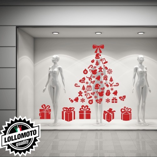 Kit adesivi albero natale - adesivi,