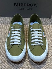 SUPERGA  cotone verde militare