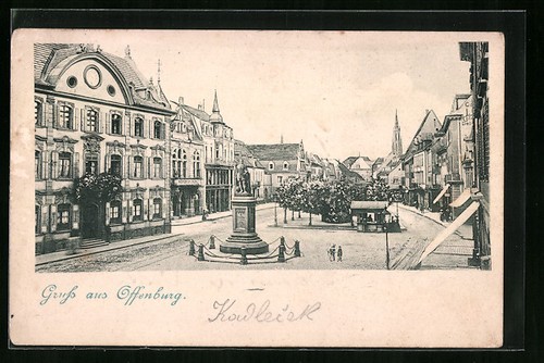 Offenburg cartolina parte - parte, di
