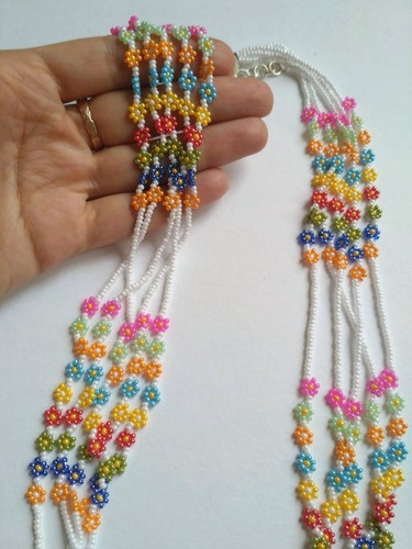 Collana margherita perline