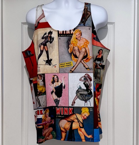 Canotta vintage pinup ragazza - canotta,
