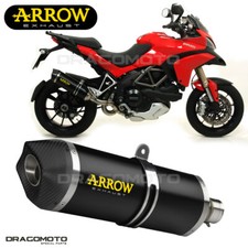 Silenziatore DUCATI MULTISTRADA 1200 2012 2013 ARROW ALU Nero CC RACE-TECH