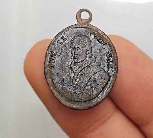 Medaglia votiva papa - papa, pio