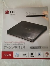 LG Scrittore DVD Esterno Nero