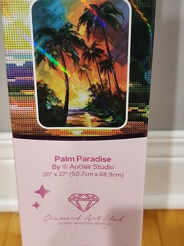 Diamond art club palm paradise - diamond,