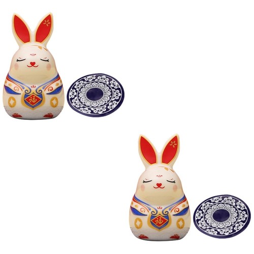 Pcs figurine conigli - pcs,
