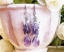 Orecchini argento a grappolo