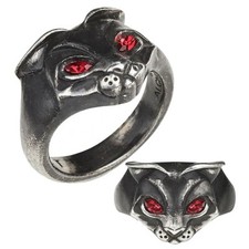 ANELLO BASTET GATTO NERO