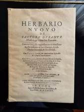 HERBARIO NUOVO DI CASTORE DURANTE MEDICO, & CITTADINO ROMANO