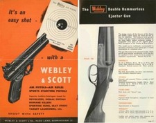 Webley & Scott 1965 pistole ad aria compressa, fucili, revolver, pistole