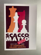 2012 Cartolina Filatelica Annullo Torino Campionato Assoluto di Scacchi