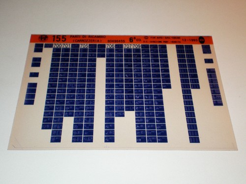 Microfiche catalogo ricambi - microfiche,