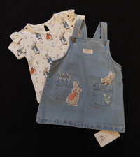 Set vestito e top pinafore