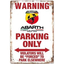 Insegna Targa Vintage Abarth