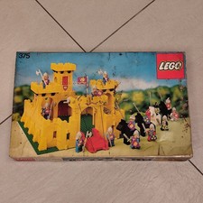 LEGO CASTLE CASTELLO GIALLO 375 1978 SOLO BOX SCATOLA