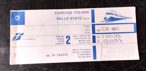 Biglietto treno ferrovie dello - ferrovie,