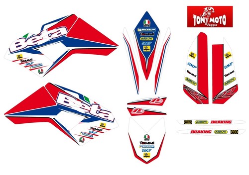 Kit grafiche adesivi beta - grafiche, rr