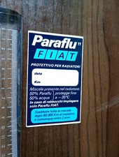 ADESIVO FIAT ANNI 80 promemoria cambio/servizio