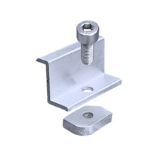 Morsetto Finale con Blocchetto Eccentrico e Vite TL004.8035 spessore modulo 35mm