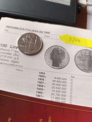 Moneta 100 lire del - da,