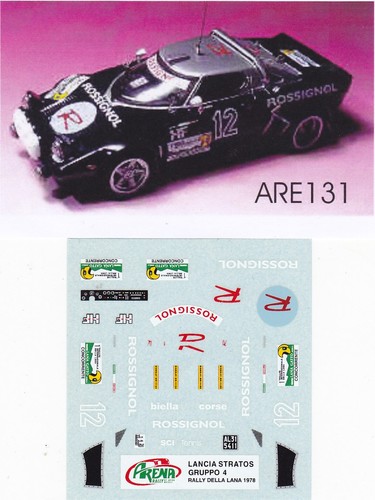 Decal lancia stratos 12 - lancia, #12