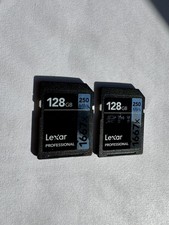 2x Lexar Professional 128 GB