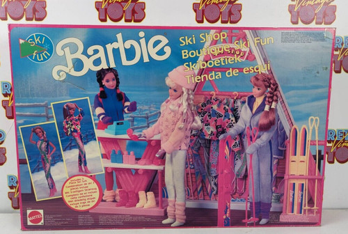 Barbie ski shop fun - barbie, mattel